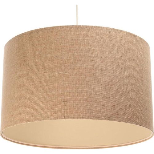 Hängeleuchte Boho weiss beige, creme 1XE27/60w H:107cm Ø:40cm dimmbar