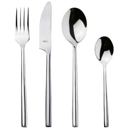 Voldo 30-tlg. Menü & Steak Besteck Set BERLIN 18/10 Edelstahl poliert modern elegant schmales Design - 102-736 - 6 Personen