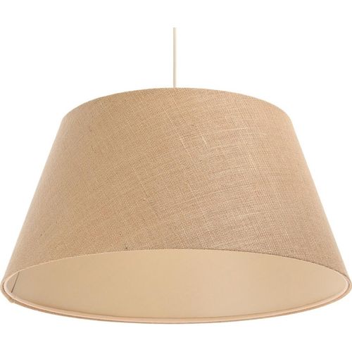 Hängeleuchte Boho weiss beige, creme 1XE27/60w H:105cm Ø:50cm dimmbar