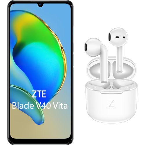 Blade V40 Vita 4GB+128GB Zeus Black inklusive ZTE Buds Smartphone