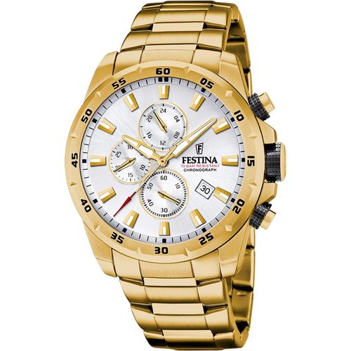 Festina Edelstahl Herren Uhr Armbanduhr gold Sport D2UF20541/1