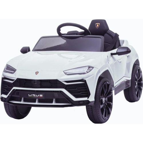 Lamborghini Urus Kinderauto Kinderfahrzeug Kinder Elektroauto 12V / 2x Motoren / Öffnende Türen (Weiß)