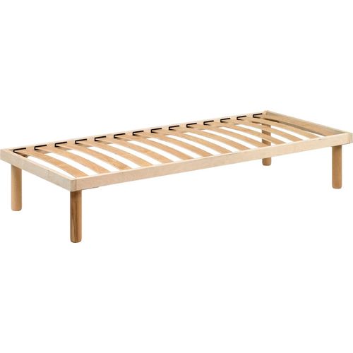 Einzelbettbasis Mariachiara, Orthopädische Unterlage mit Holzlatten, 100% Italy, Cm 80x190h 31