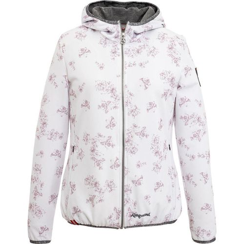 Kapuzenjacke FRÜHMESSER mit Blumenmuster und Hirschmotiv mit Strasssteinen