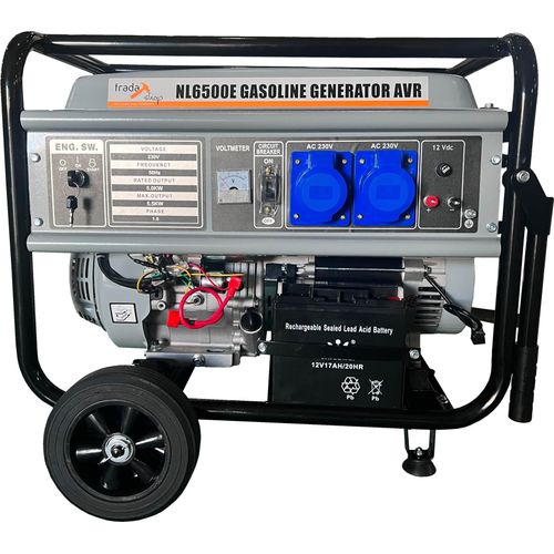 Silent Benzin Generator AVR 5,5kVA Benzintank Stromgenerator Stromerzeuger Strom