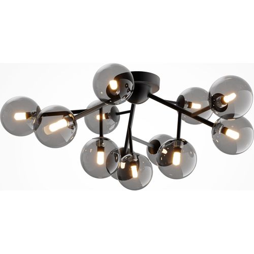 Maytoni Deckenleuchte Dallas Schwarz, 12xG9, exkl. Leuchtmittel