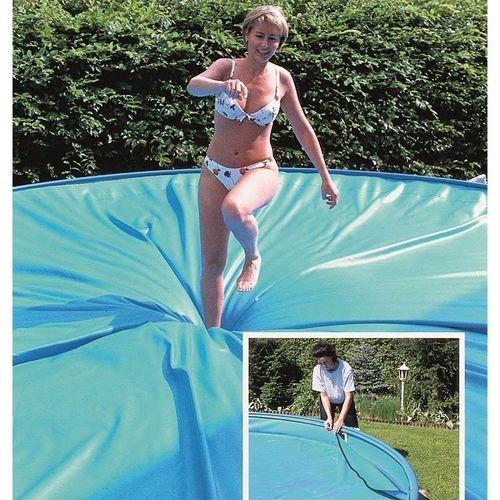 Pool Sicherheitsabdeckung SafeTop oval 360 x 623 cm mit Keilbiese