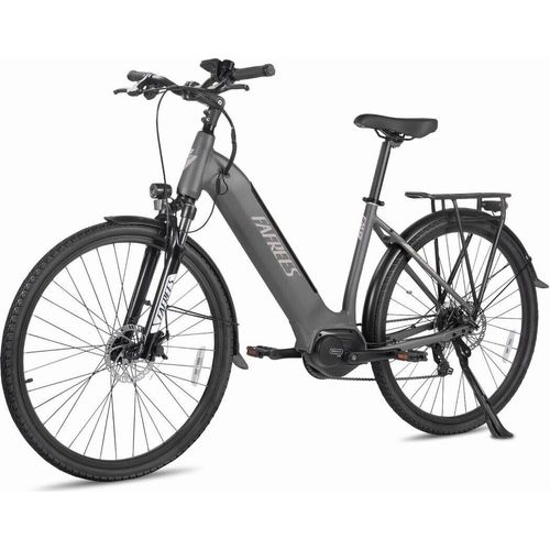 Citybike Mountainbike bike 700C Elektrofahrrad 250W Mittelmotor 15Ah 25km/h Schwarz