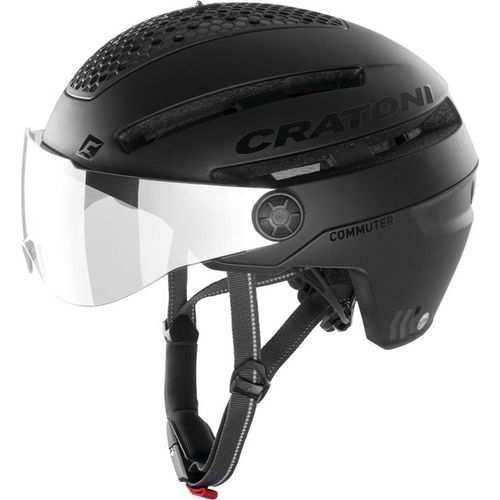 Cratoni Commuter Vision Stadthelm Schwarz M-L Schwarz M-L