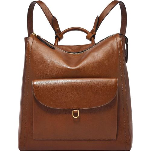 FOSSIL Freizeitrucksack Schultertasche Parker Backpack Brown braun