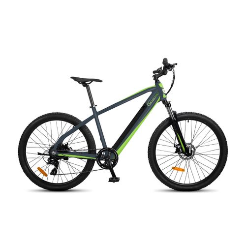 SachsenRAD E-Bike R8 Ranger, 27,5 Zoll, StVZO-, hydraulische Scheibenbremsen, 7-Gang, LCD, 36V Akku, Off-Road Reifen, Grau