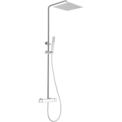 Duschsystem mit Duscharmatur, thermostatisch Chrom