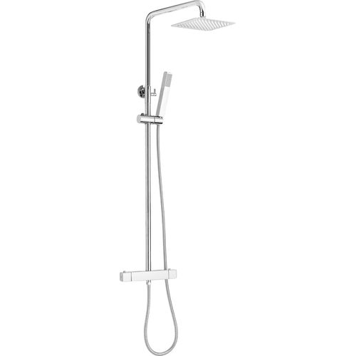 Duschsystem mit Duscharmatur, thermostatisch Chrom