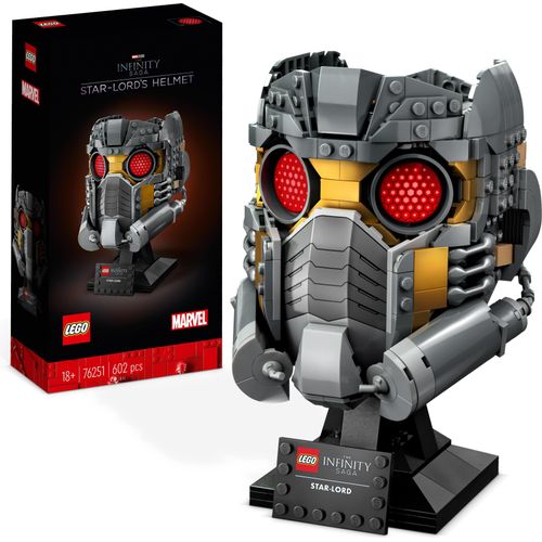 LEGO 76251 Marvel Star-Lords Helm, Guardians of the Galaxy Set, Avengers Modellbausatz für Erwachsene, Superhelden Infinity Saga Geschenk-Idee