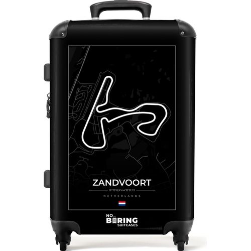 NoBoringSuitcases.com - Formel 1 Koffer Herren - Großer Reisekoffer mit 4 Rädern mittelgroß - Rolltrolley 72 Liter - Rollkoffer groß - Geräumiger Gepäckkoffer 20kg - Koffer für Erwachsene - Reisegepäck & Reisezubehör - Koffer mittelgroß tsa lockKoffer Mittelgroß 67x43x25 cm, 72L,