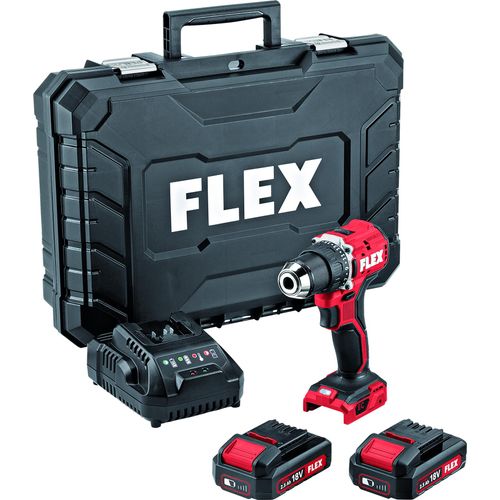 Flex Akku Bohrschrauber DD 2G 18.0 EC LD/2.5 Set (Akkuschrauber, Akku 2,5 Ah)