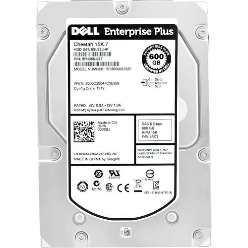Festplatte Dell 00VX8J 600GB 15000 RPM Sas II 3,5