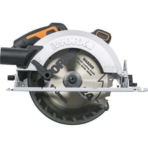 Akku-Handkreissäge WORX Nitro 20V 190mm/65,7mm WX520.9, Brushless Motor, ohne Akku und Ladegerät