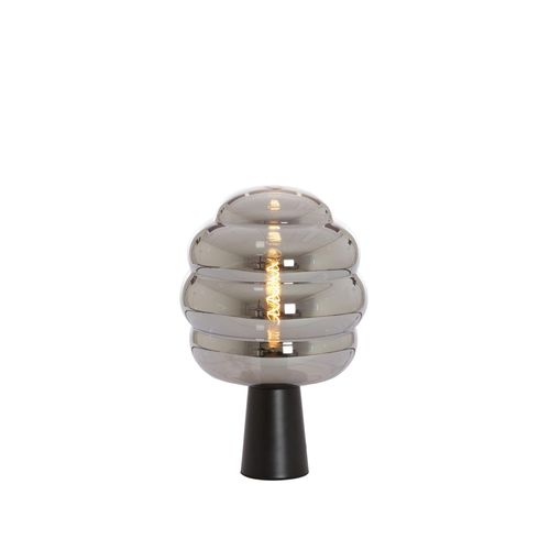 Light & Living - Tischleuchte Misty - Grau - 30x30x46cm Tischlampe - Nachttischlampe, Wohnzimmer, Schlafzimmer