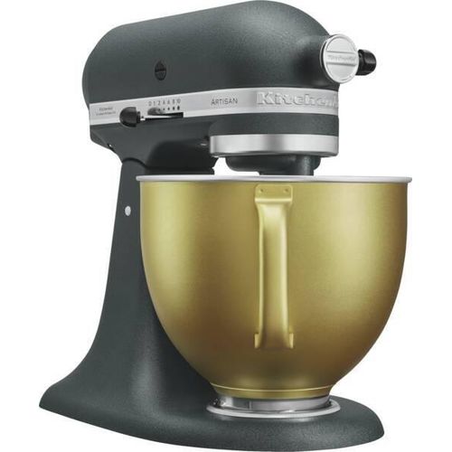 Kitchenaid Küchenmaschine 5KSM156VGEPP PEBBLED PALM mit goldener Schüssel Grün-Gold