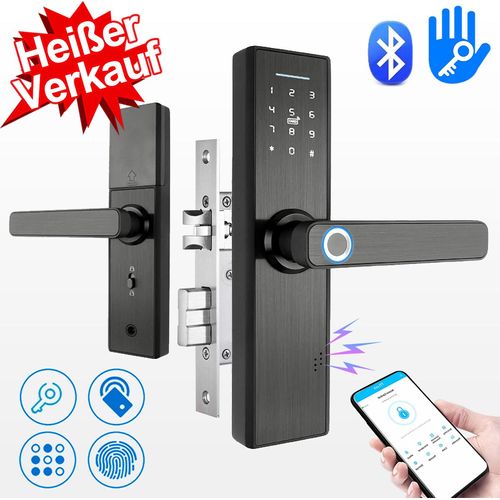 Welikera Zahlenkabelschloss, Fingerabdruck Türschloss, Elektronische Smart Lock-Fingerabdruck-App, biometrisches Fingerabdruck-Schloss, intelligentes Anti-Peeping