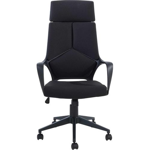 Bürostuhl - Schwarz - Mesh - mit Armlehnen - bis 120 kg