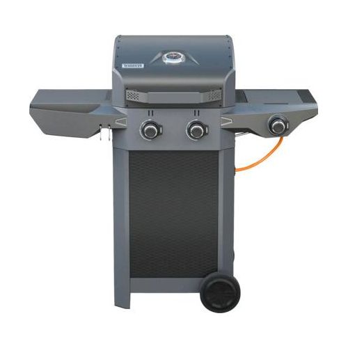 Gasgrill TENNEKER Carbon TG-2 mit Seitenbrenner