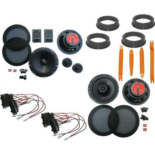 JBL Lautsprecher für VW Scirocco Baujahr 08-17 Tür vorn hinten Bügel 510 W