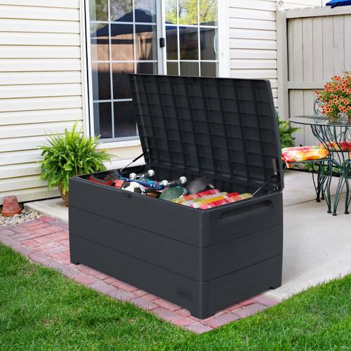 Duramax Durabox Kunststoff Garten Aufbewahrungsbox Kissenbox 416 l, 130 x 70 x 63 cm