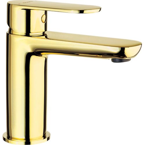 Wasserhahn Waschbeckenarmatur in gold ALPINIA-30, B/H/T ca. 5/14,5/15,5 cm