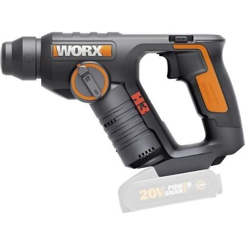 Akku-Bohrhammer WORX 20V H3 1,5 Joule, SDS WX394.91, ohne Akku und Ladegerät