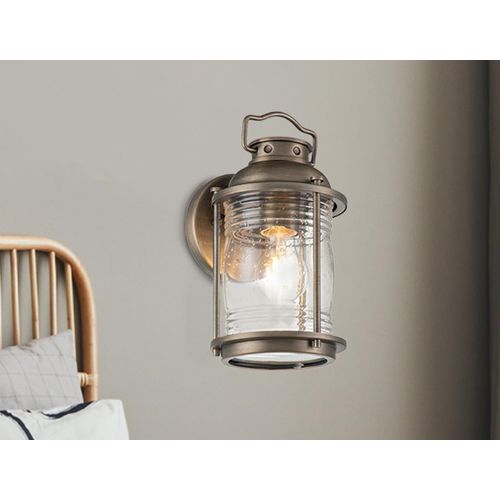 Außenwandleuchte Balkon Beleuchtung, kleine Wandlampe Treppenhaus Schiffslampe