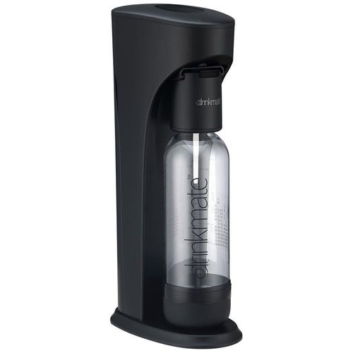 Orion AquaDream Wassersprudler Trinkwassersprudler zum Aufsprudeln von Wasser Kohlensäure für Wasser Siphonflasche schwarz
