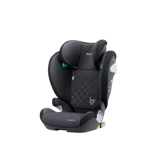 AVOVA Sora-Fix - Autositz - Gruppe 2 und 3 - Isofix - Grau und Schwarz