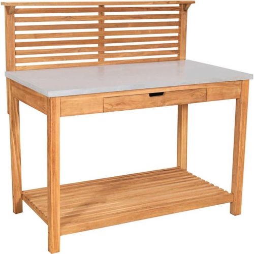 Pflanztisch Hampton Teak mit Schublade