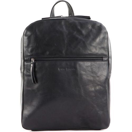 bruno banani Leder Freizeitrucksack Rucksack Backpack Black schwarz