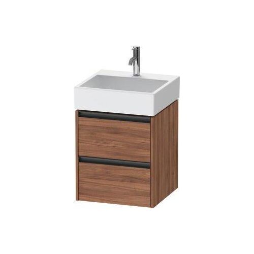 Duravit Ketho.2 Wastafelonderkast 48,4x46x54,9 cm Mat Noten