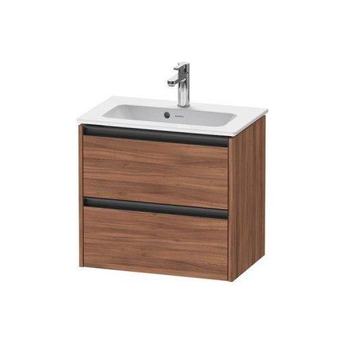Duravit Ketho.2 Wastafelonderkast 61x39x54,9 cm Mat Noten
