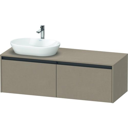 Duravit Ketho.2 Wastafelonderkast 140x55x45,9 cm Mat Noten