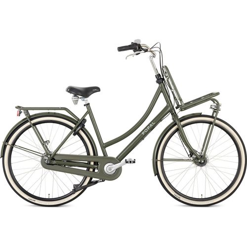 Popal Daily Dutch Prestige N7 - Hollandrad - Citybike - Damen - 53 centimeter - Armeegrün