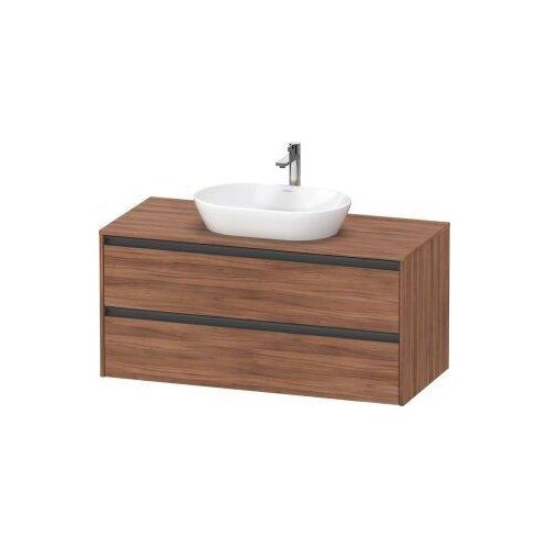 Duravit Ketho.2 Wastafelonderkast 120x55x56,8 cm Mat Noten
