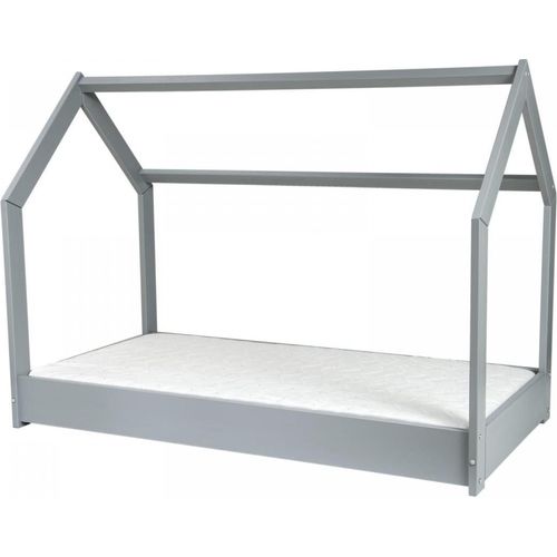 Matratzenset ECO + Hochbett 160x80cm grau