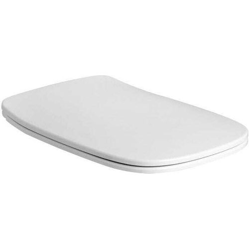 Glänzender weißer duroplastischer Toilettensitz mit Sof-Close | Mozart