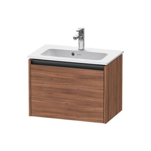 Duravit Ketho.2 Wastafelonderkast 61x39x44 cm Mat Noten