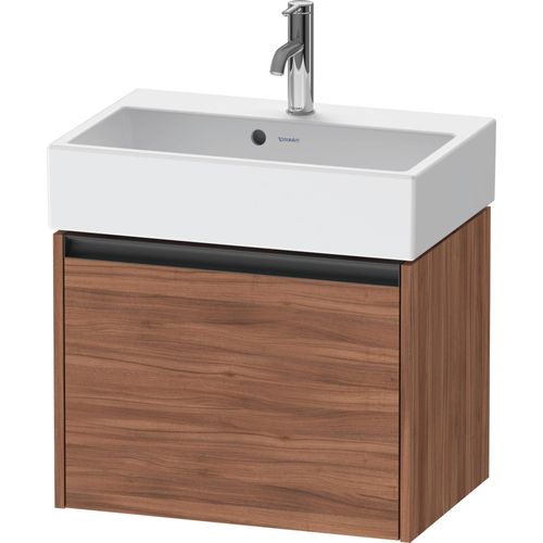 Duravit Ketho.2 Wastafelonderkast 58,4x39x44 cm Mat Noten
