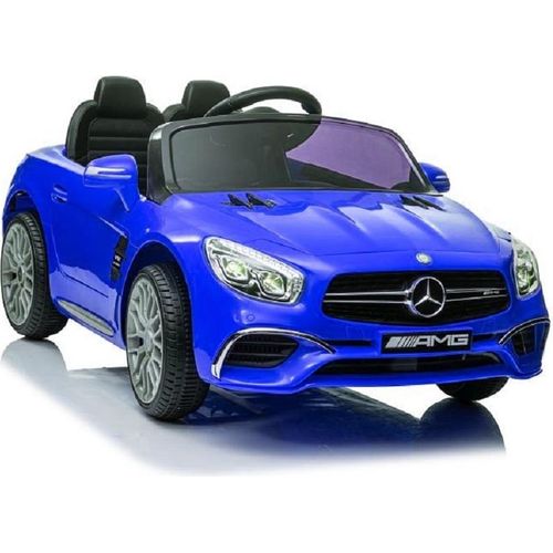 Kinder Elektroauto Mercedes SL65 12V zwei Motoren+LED+Audio+FB blau