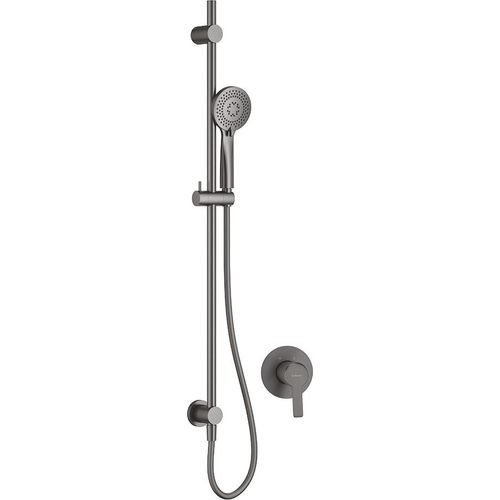 Duschsystem modern mit Stange in titanium ARNIKA-30