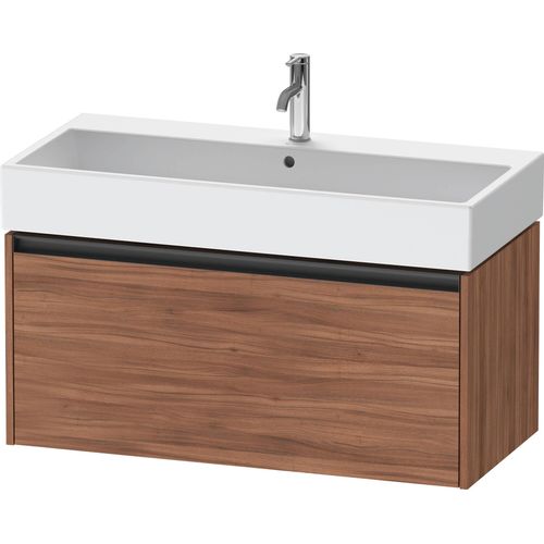 Duravit Ketho.2 Wastafelonderkast 98,4x46x44 cm Mat Noten