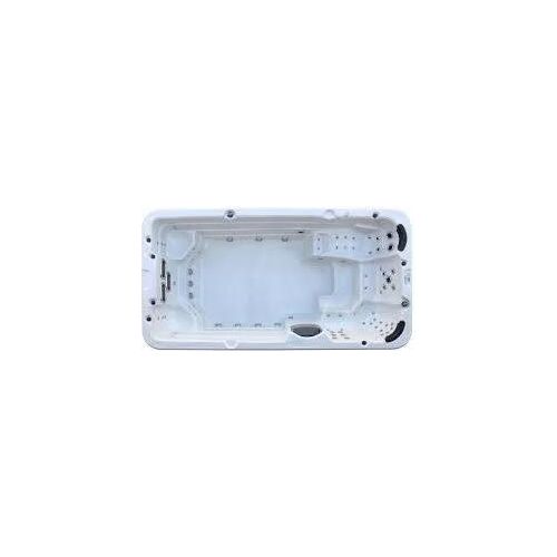 PureHaven Swim Spa 580x230x135 cm für bis zu 8 Personen UV-Wasseraufbereitung Doppelfilter-System verstellbarer Wasserfall 4800 L