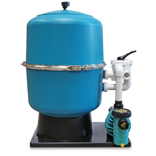 Filteranlage stromsparend 2-teilig Ø 600 mm inkl. 6-Wege-Side-Mount Ventil, drehzahlgesteuerte Filterpumpe